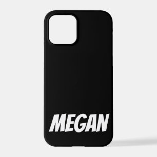 Personalised Custom Name Minimal iPhone Cases