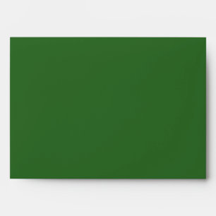 Personalised Custom Name Minimal Monogram Green Envelope