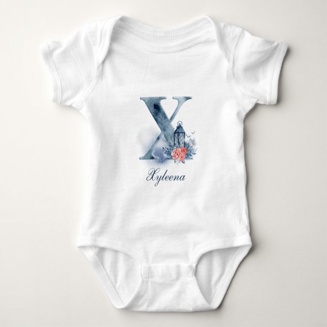 Personalised Custom Name Monogram | Bodysuit (Front)