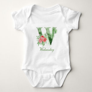 Personalised Custom Name Monogram Bodysuit