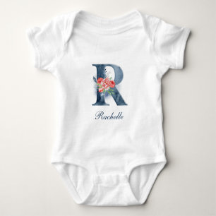 Personalised Custom Name Monogram   Bodysuit