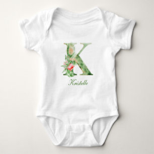 Personalised Custom Name Monogram Bodysuit
