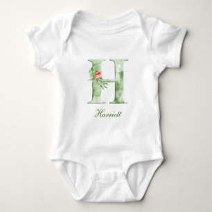 Personalised Custom Name Monogram   Bodysuit