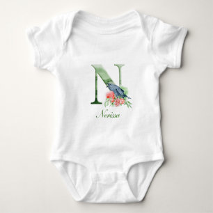 Personalised Custom Name Monogram   Bodysuit