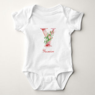 Personalised Custom Name Monogram   Bodysuit