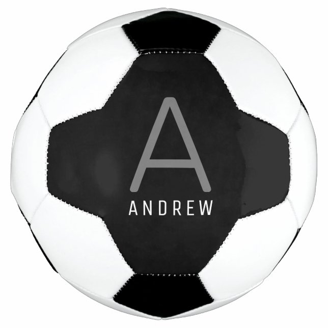 Personalised Custom Name Monogram Football (Front)