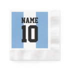 Personalised custom name & number Argentina Flag