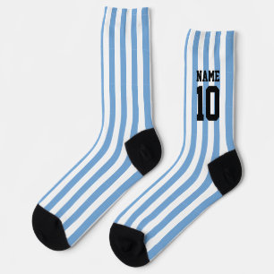 Personalised custom name & number Argentina Flag Socks