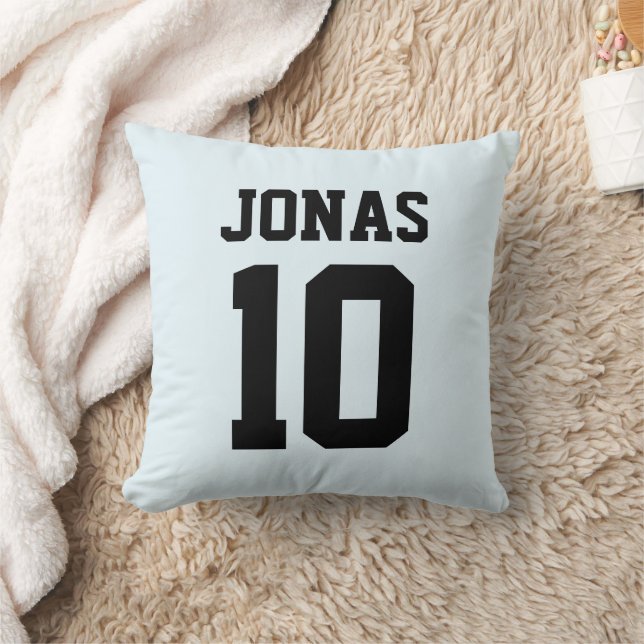 Personalised custom name number sports team image cushion (Blanket)