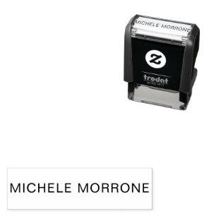 Personalised Custom Name Office Use Self-inking Stamp