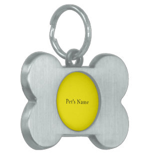 Personalised Custom Name Pet Tag with Stylish Fram