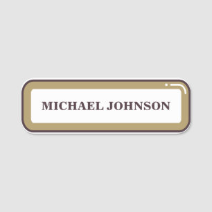 Personalised Custom Name Tag