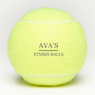 Personalised Custom Name Tennis Balls