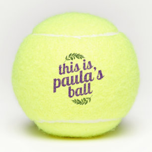 Personalised Custom Name Tennis Balls
