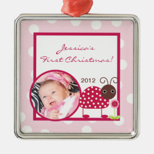 Personalised Custom Ornament Berry Garden Lady Bug