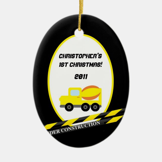 Personalised Custom Ornament Construction (Front)
