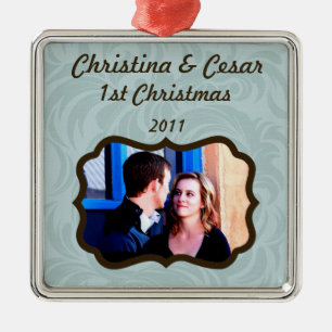 Personalised Custom Ornament I Moustache You a Que