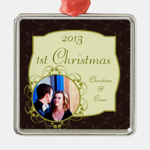 Personalised Custom Ornament Light/Olive Green Cha