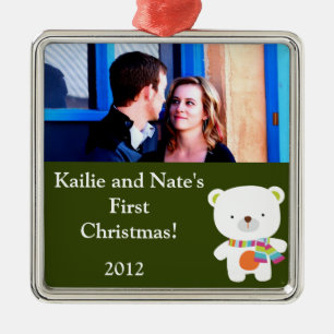 Personalised Custom Ornaments Christmas Polar Bear