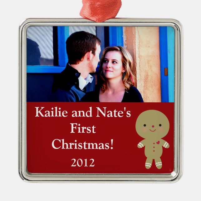 Personalised Custom Ornaments Ginger Bread Man (Front)