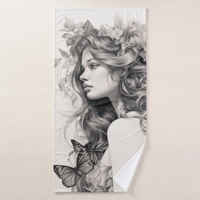 Personalised Custom Photo Add Your Own Photo Bath Towel (Bath Towel)