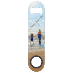 Personalised Custom Photo and Text Bar Key