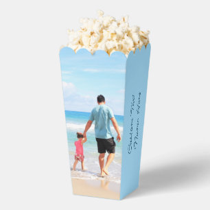 Personalised Custom Photo and Text Popcorn Boxes