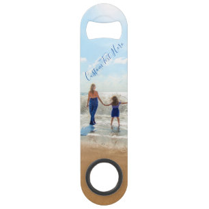 Personalised Custom Photo Bar Key with Text