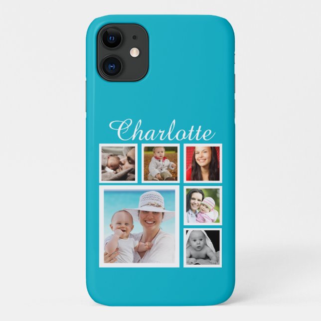 Personalised Custom Photo Collage Customisable Case-Mate iPhone Case (Back)