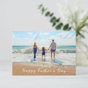 Personalised Custom Photo Father's Day Card