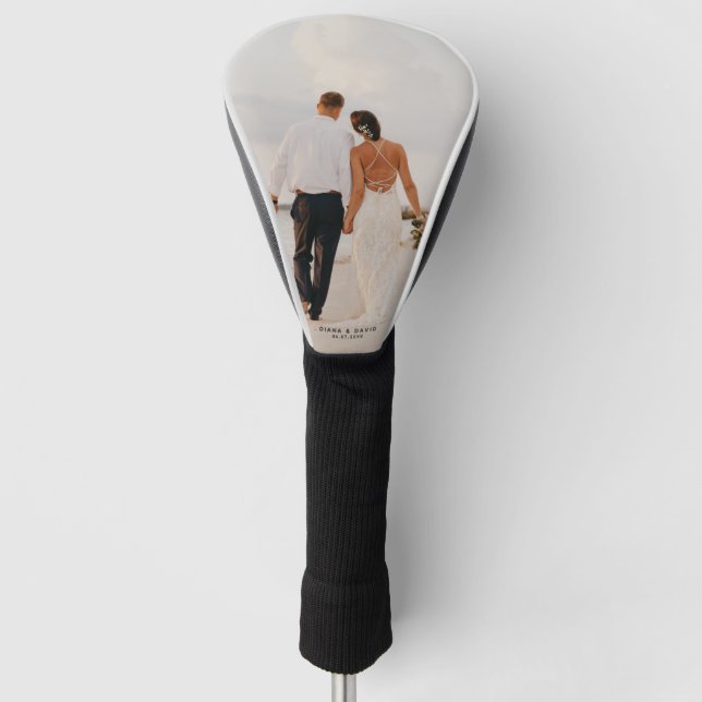 Personalised Custom Photo Gift Golf Head Cover (Front)