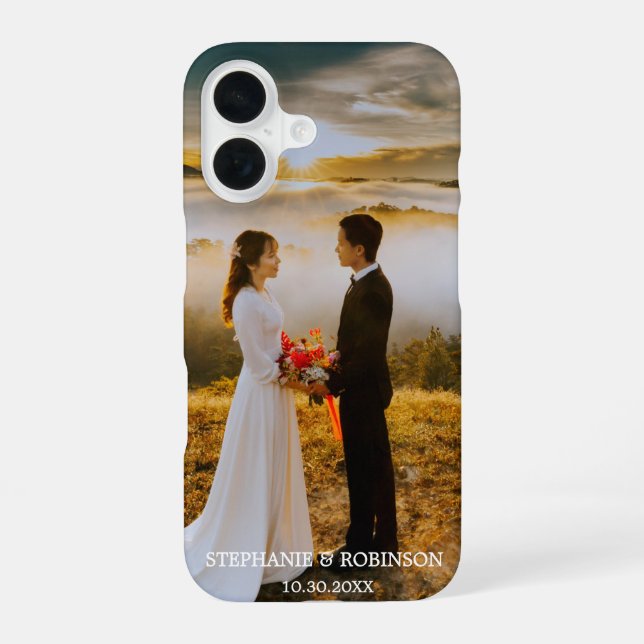 Personalised Custom Photo  iPhone 16 Case (Back)