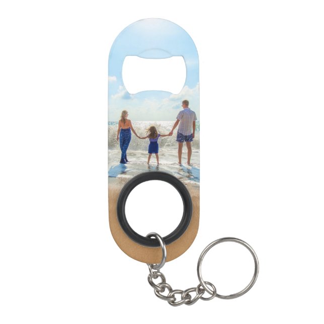 Personalised Custom Photo Keychain Bottle Opener (Back)