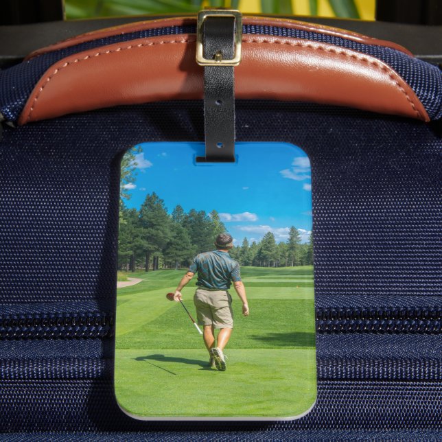 Personalised Custom Photo Luggage Tag (Front Insitu 2)