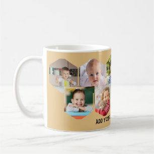 Personalised Custom Photo Mug with 10 Photos