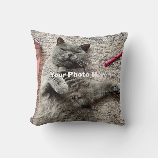 Personalised Custom Photo Pillow (Front)