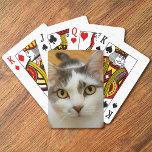 Personalised Custom Photo Playing Cards<br><div class="desc">Upload a photo and create your personalised photo playing cards. You can TRANSFER this DESIGN on other Zazzle products and adjust it to fit most of the Zazzle items. You can also click CUSTOMIZE FURTHER to add, delete or change details like background colour, text, font, or some graphics. Standard Studio...</div>