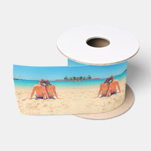 Personalised Custom Photo Satin Ribbon