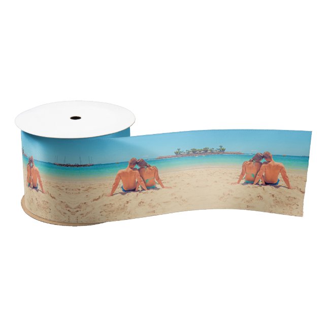Personalised Custom Photo Satin Ribbon (Spool)