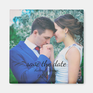 Personalised Custom Photo Save The Date Magnet