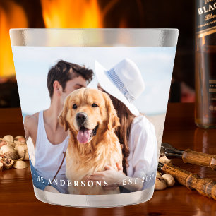 Personalised Custom Photo Wedding Shot Glass