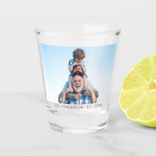 Personalised Custom Photo Wedding Shot Glass