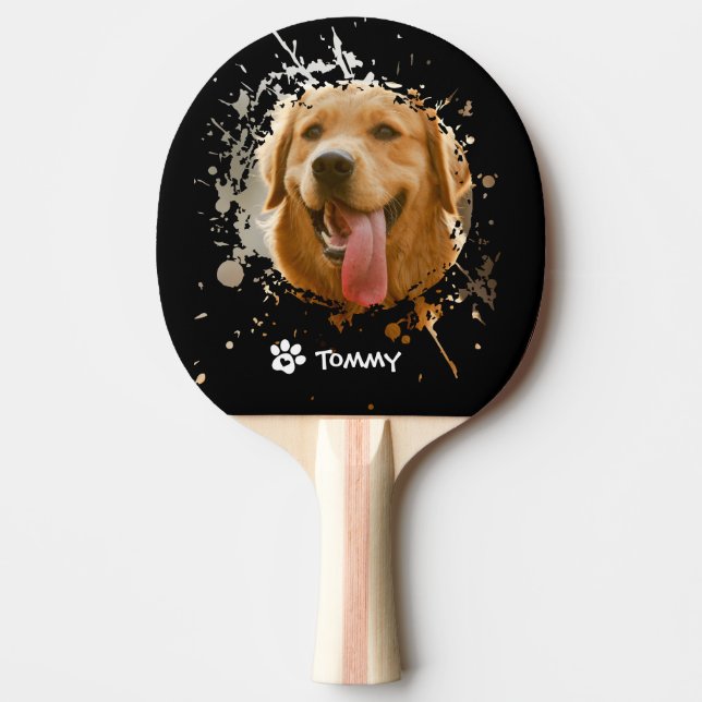 Personalised Custom Photo with Name   Ping Pong Paddle (Front)