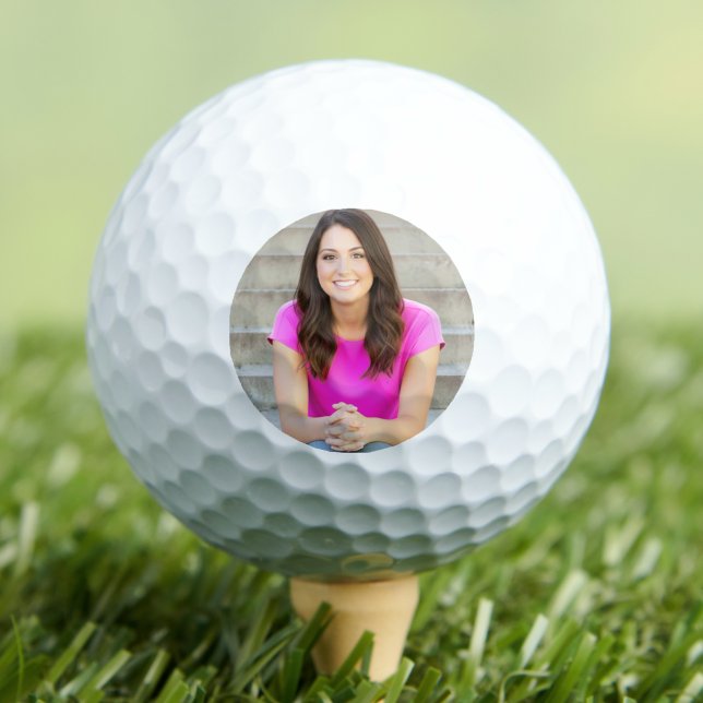 Personalised Custom Picture Golf Balls (Create your Own Photo Golf Balls)