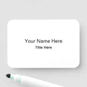 Personalised Custom Professional Employee Magnetic Name Tag