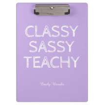 Personalised Custom Purple Teacher Gift Idea