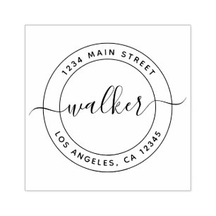 Personalised Custom Return Address Rubber Stamp