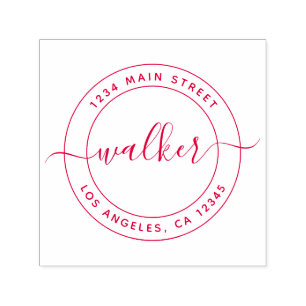 Personalised Custom Return Address Self-inking Stamp