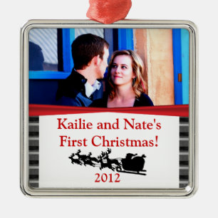 Personalised Custom Santas Sleigh Ornaments
