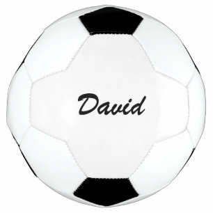 Personalised Custom Script Name Minimalist Football